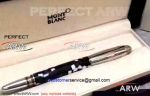 Perfect Replica Montblanc Black & White Marble Barrel Starwalker Rollerball Pen